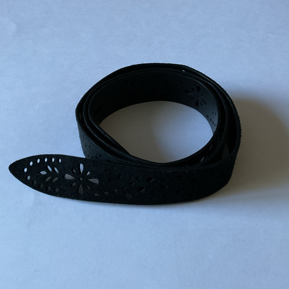 ISABEL MARANT LECCE CUTOUT SUEDE LEATHER WRAP BELT BLACK SIZE SMALL NWOT - Picture 8 of 14
